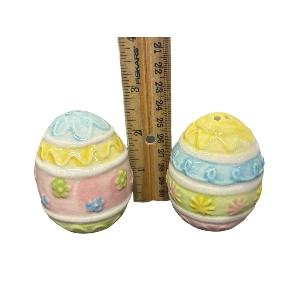 Ceramic Easter Eggs Salt & Pepper‎ Shakers 2.5